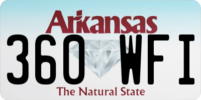 AR license plate 360WFI