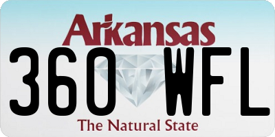 AR license plate 360WFL