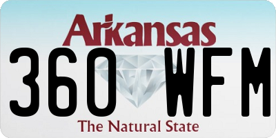 AR license plate 360WFM