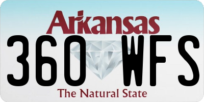 AR license plate 360WFS