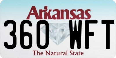 AR license plate 360WFT