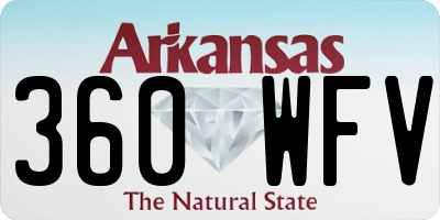 AR license plate 360WFV