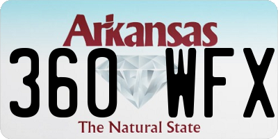 AR license plate 360WFX