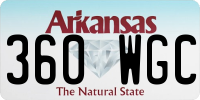 AR license plate 360WGC