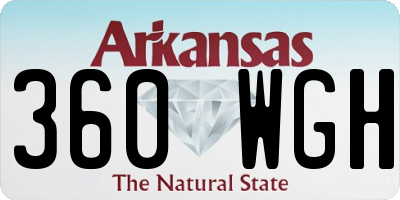AR license plate 360WGH