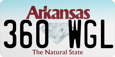 AR license plate 360WGL
