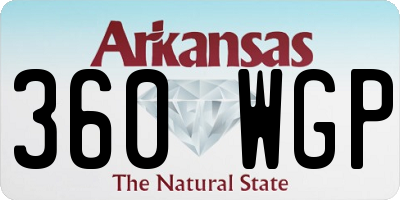 AR license plate 360WGP