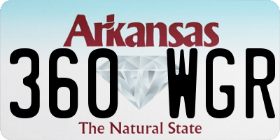 AR license plate 360WGR