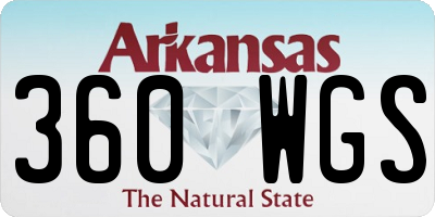 AR license plate 360WGS