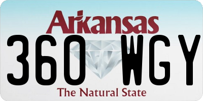 AR license plate 360WGY