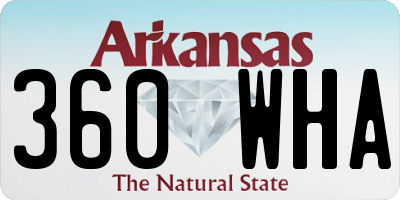 AR license plate 360WHA