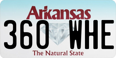 AR license plate 360WHE