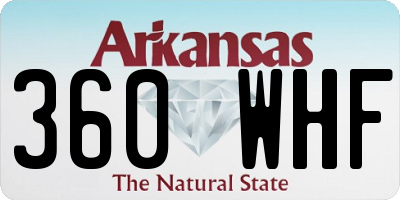 AR license plate 360WHF