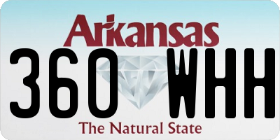 AR license plate 360WHH