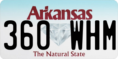 AR license plate 360WHM