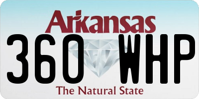 AR license plate 360WHP