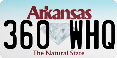 AR license plate 360WHQ
