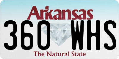 AR license plate 360WHS