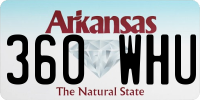 AR license plate 360WHU