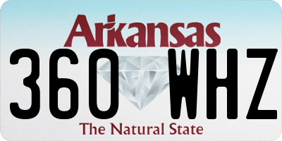 AR license plate 360WHZ