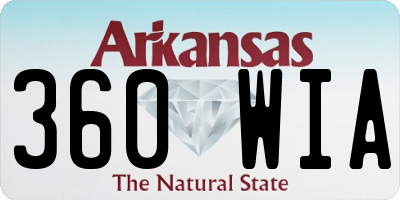 AR license plate 360WIA
