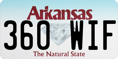 AR license plate 360WIF
