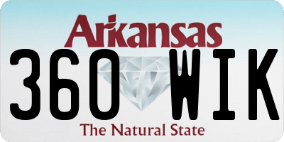 AR license plate 360WIK