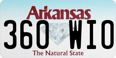 AR license plate 360WIO