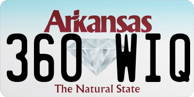 AR license plate 360WIQ