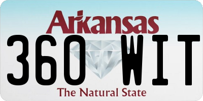 AR license plate 360WIT