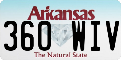 AR license plate 360WIV