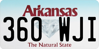 AR license plate 360WJI