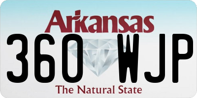 AR license plate 360WJP