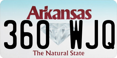 AR license plate 360WJQ