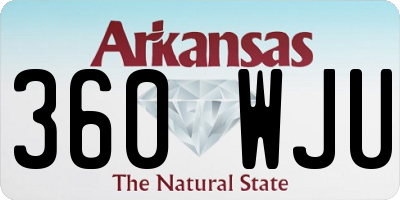 AR license plate 360WJU