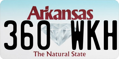 AR license plate 360WKH