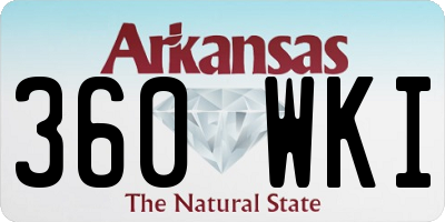 AR license plate 360WKI
