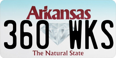AR license plate 360WKS