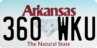 AR license plate 360WKU