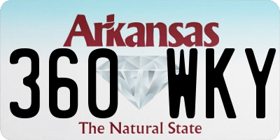 AR license plate 360WKY