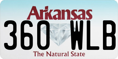 AR license plate 360WLB