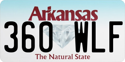 AR license plate 360WLF