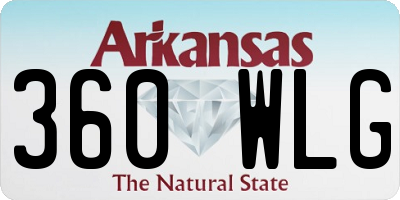 AR license plate 360WLG