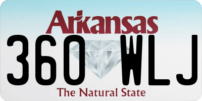 AR license plate 360WLJ
