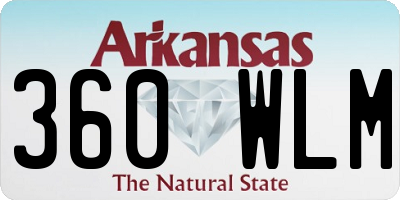 AR license plate 360WLM