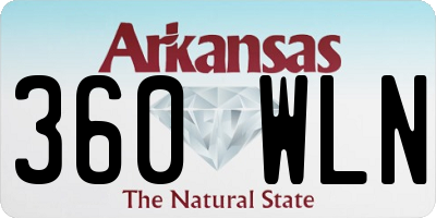 AR license plate 360WLN