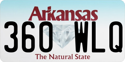 AR license plate 360WLQ