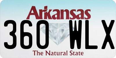 AR license plate 360WLX