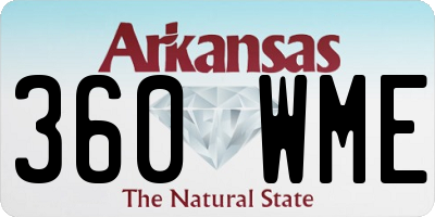 AR license plate 360WME