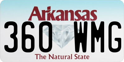 AR license plate 360WMG